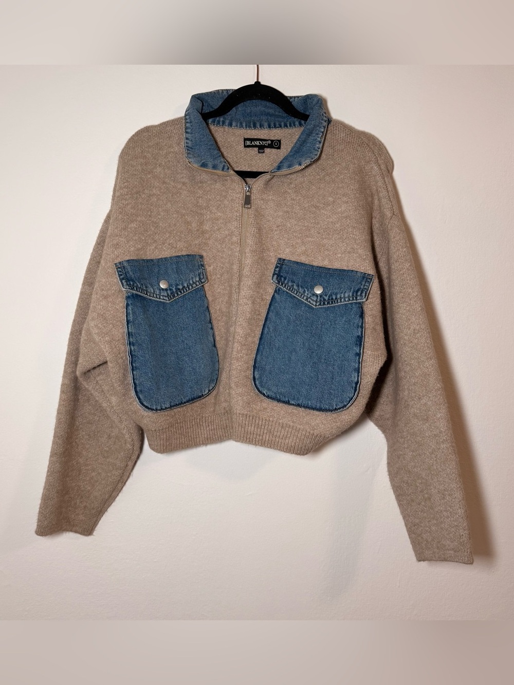 BLANKNYC Women’s Blue Denim Jacket size small s